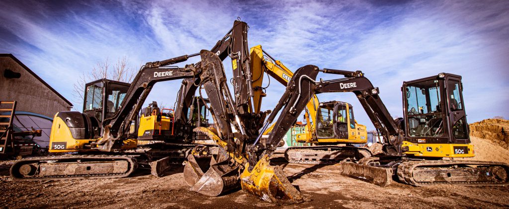 Septic field installation in Manitoba - B-Sharp Excavating